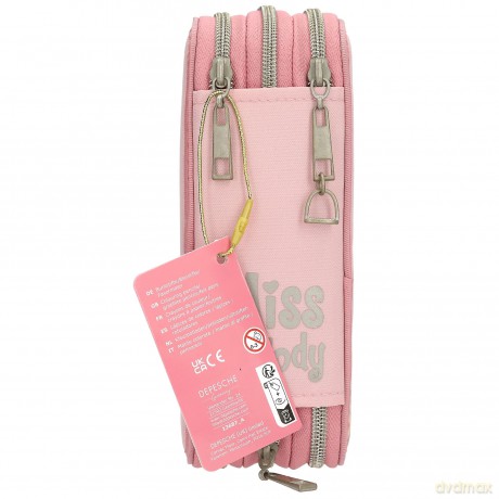 Miss Melody - Triple Pencil Case TRUE FRIENDS - Rose