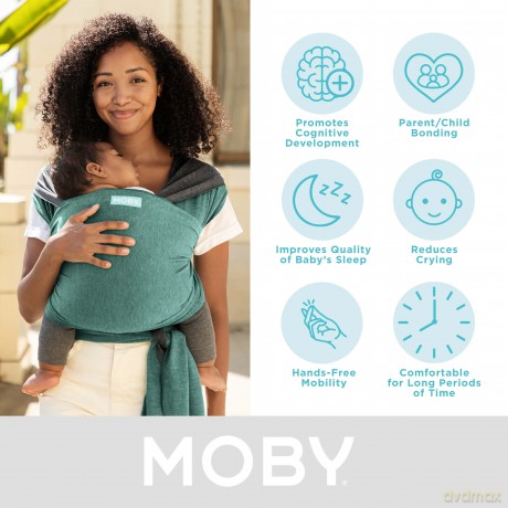 Moby - Reversible Wrap - Jade/Grey