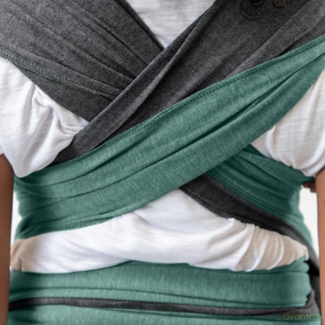 Moby - Reversible Wrap - Jade/Grey