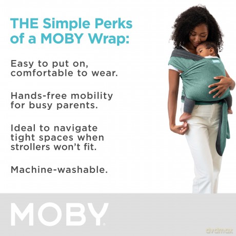 Moby - Reversible Wrap - Jade/Grey