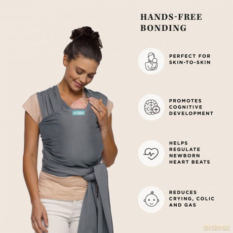 Moby - Wrap Classic - grey