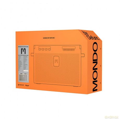 Mondo by Defunc - BT Speaker Large Silver/Greige