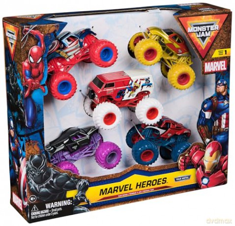 Monster Jam - 1:64 Marvel 5 Pack (6070946)
