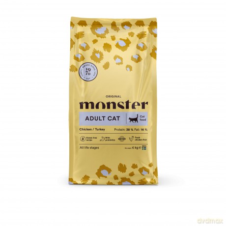 Monster Pet Food - Monster Cat Original Adult Chicken/Turkey - 6 kg