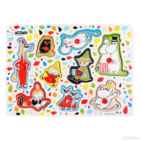 Moomin - Characters Peg Puzzle (35527002) [FIGURKA]