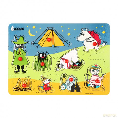 Moomin - Peg Puzzle Camping (35507003) [FIGURKA]