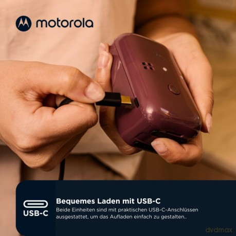Motorola - Baby Monitor PIP12 Audio - Mulberry