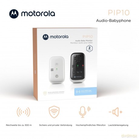 Motorola - Babymonitor PIP10 Audio White