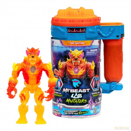 Mr. Beast Lab - Mutators, Mutation Chamber Flame Panther (20427) [FIGURKA]