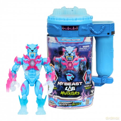 Mr. Beast Lab - Mutators, Mutation Chamber Lightning Panther (20425) [FIGURKA]