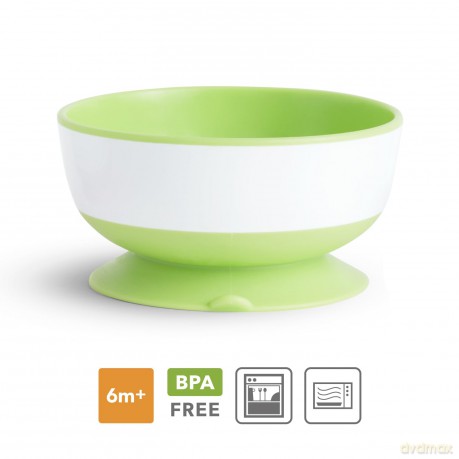 Munchkin - 3pk Suction Bowls - Purple, Green, Blue