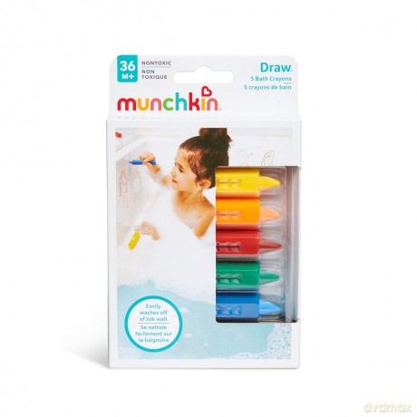 Munchkin - 5 Bath Time Crayons (011690)
