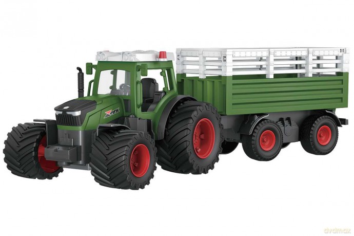 MX R/C Constructions - Tractor R/C w/hanger 2,4GHz, 3,7V Li-Ion, green (471477)