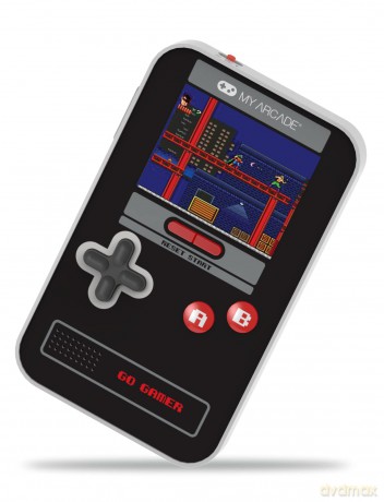 MY ARCADE, GO GAMER CLASSIC (300 GAMES IN 1), BLACK, GRAY, RED