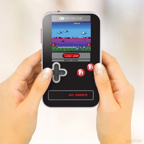 MY ARCADE, GO GAMER CLASSIC (300 GAMES IN 1), BLACK, GRAY, RED