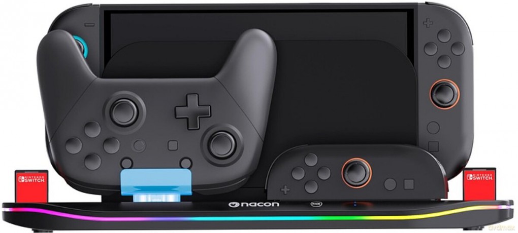 Nacon - Charging Station XL til Nintendo Switch II - Oplad 4 Joy-Con