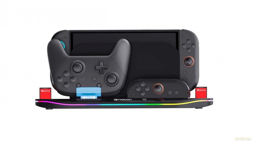 Nacon - Charging Station XL til Nintendo Switch II - Oplad 4 Joy-Con