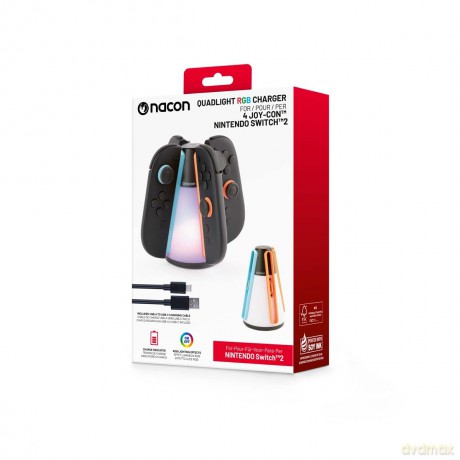 NACON - Quad Charger Switch 2 Joy-Con