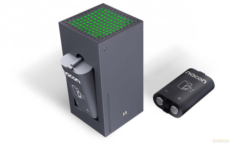 Ładowarka + 2x akumulatory do Xbox Nacon Xbox Dual Charger Box Official License/Black