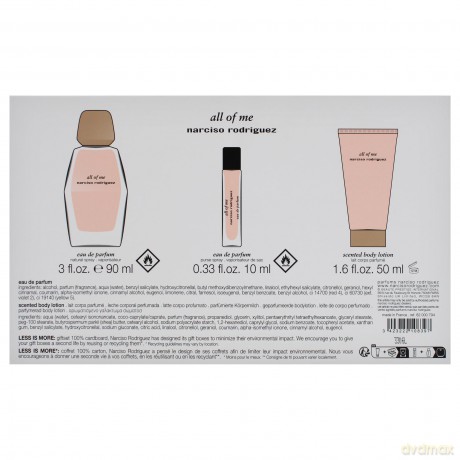 Narciso Rodriguez - All Of Me EDP 90 ml + Body Lotion 50 ml + EDP 10 ml - Giftset