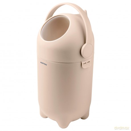 Nattou - Dropy Diaper Pail - Beige