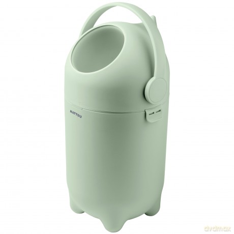 Nattou - Dropy Diaper Pail - Sage Green
