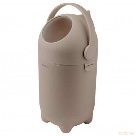 Nattou - Dropy Diaper Pail - Taupe