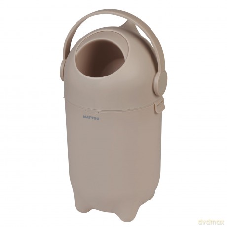 Nattou - Dropy Diaper Pail - Taupe