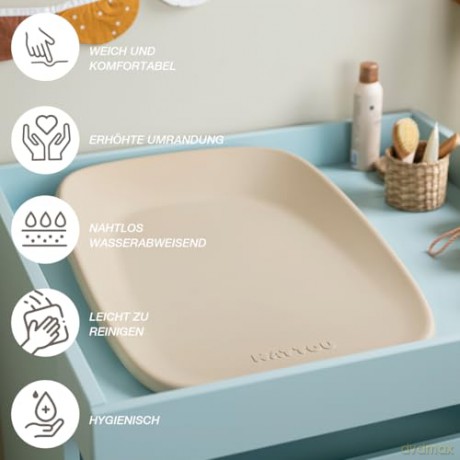 Nattou - Softy Changing Bed - Taupe