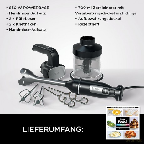 Ninja - Foodi Hand Blender - 3-in-1