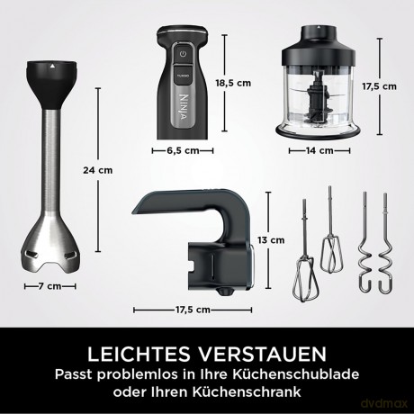 Ninja - Foodi Hand Blender - 3-in-1