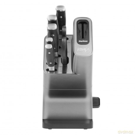 Ninja - Knife Block Set With Intergrated Sharpener - 6 pcs