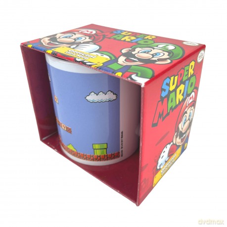 Kubek Nintendo - Super Mario Retro Title Mug - White