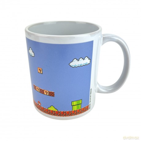 Kubek Nintendo - Super Mario Retro Title Mug - White