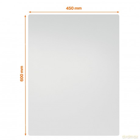 Nobo - Magnetic Whiteboard 60x45cm - Steel