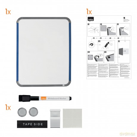 Nobo - Whiteboard Slim Lacquered 28x36cm
