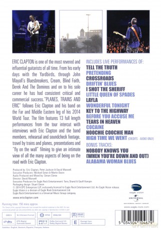 Eric Clapton: Planes, Trains And Eric [DVD]