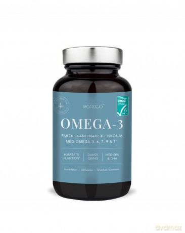 NORDBO - Omega-3 ASC 120 Capsules
