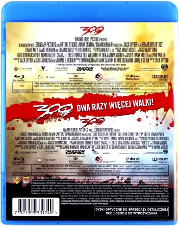 300 + 300: Początek imperium [BOX] [2xBlu-Ray]