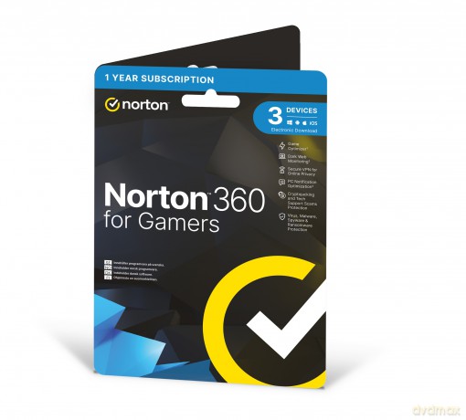 Norton - Cybersecurity 360 for Gamers 50GB Nordic 1 User 3 Devices 12months