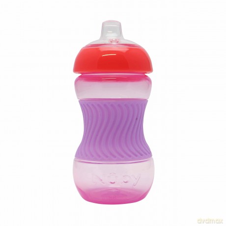 Nuby - Mini Easy Grip Cup with Sleeve - Red/Pink - 180 ml