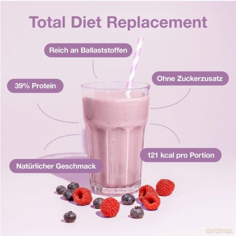 Nupo - Diet Shake Blueberry Raspberry 12 Servings