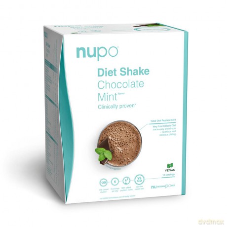 Napój w proszku Nupo - Diet Shake Chocolate Mint Vegan 10 Servings