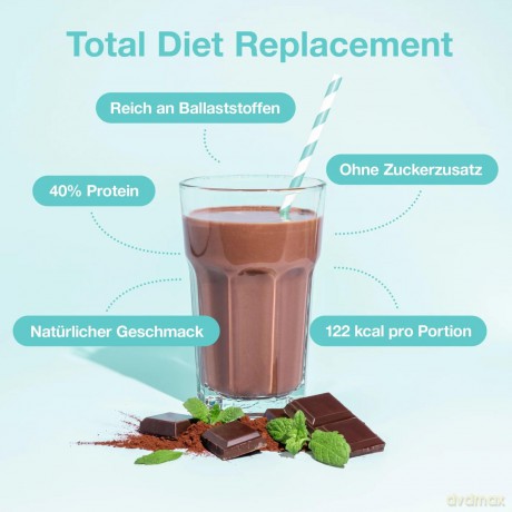 Napój w proszku Nupo - Diet Shake Chocolate Mint Vegan 10 Servings