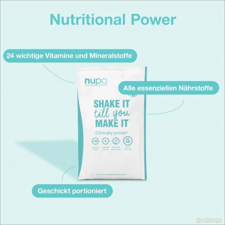 Napój w proszku Nupo - Diet Shake Chocolate Mint Vegan 10 Servings