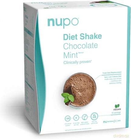Napój w proszku Nupo - Diet Shake Chocolate Mint Vegan 10 Servings