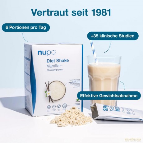 Nupo - Diet Shake Vanilla Vegan 10 Servings