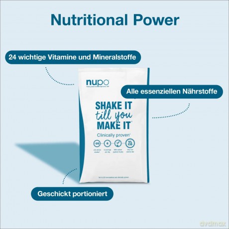 Nupo - Diet Shake Vanilla Vegan 10 Servings