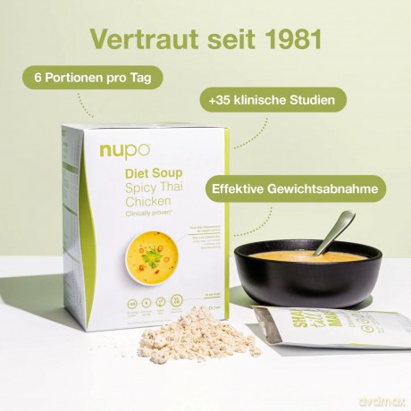 Nupo - Diet Soup Spicy Thai Chicken 12 Servings