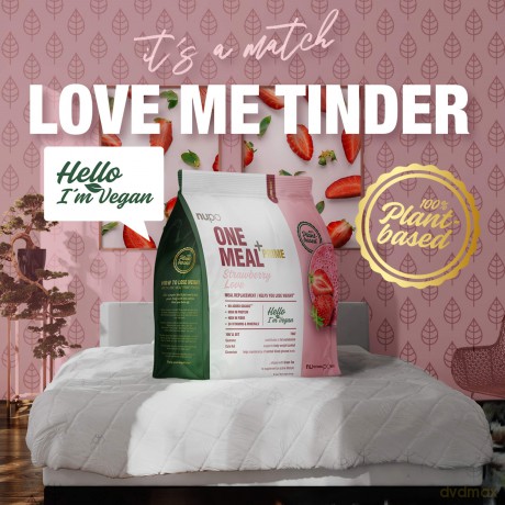 Nupo - One Meal +Prime Strawberry Love 360 g